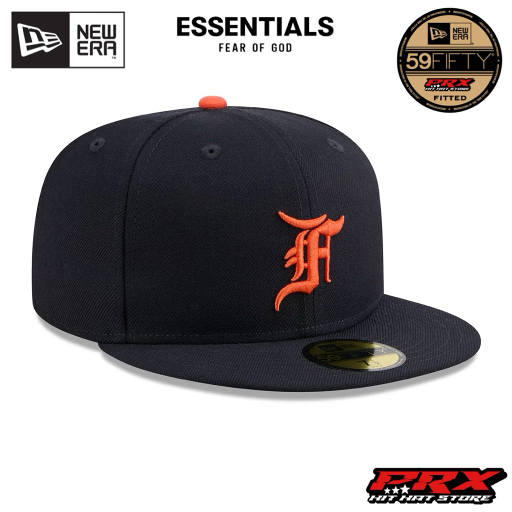 NEW ERA 59FIFTY FITTED FEAR OF GOD X MLB DETROIT TIGERS HAT NAVY CAP