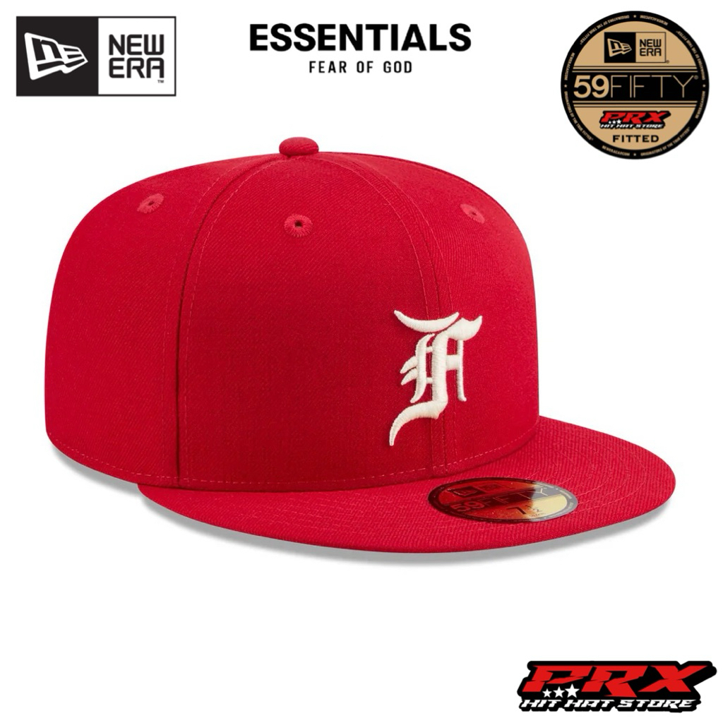 ใหม่ ERA 59FIFTY FITTED FEAR OF GOD X MLB CINCINNATI REDS HAT SCARLET CAP