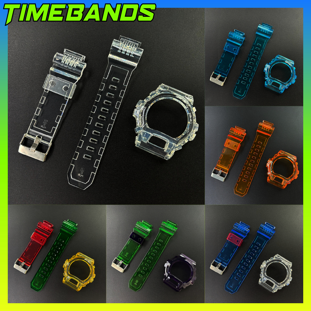 Bnb Gdx6900 สาย Tali Jam G Shock Gdx6900 G Shock Bnb G Shock Tali G Shock Jelly โปร่งใส