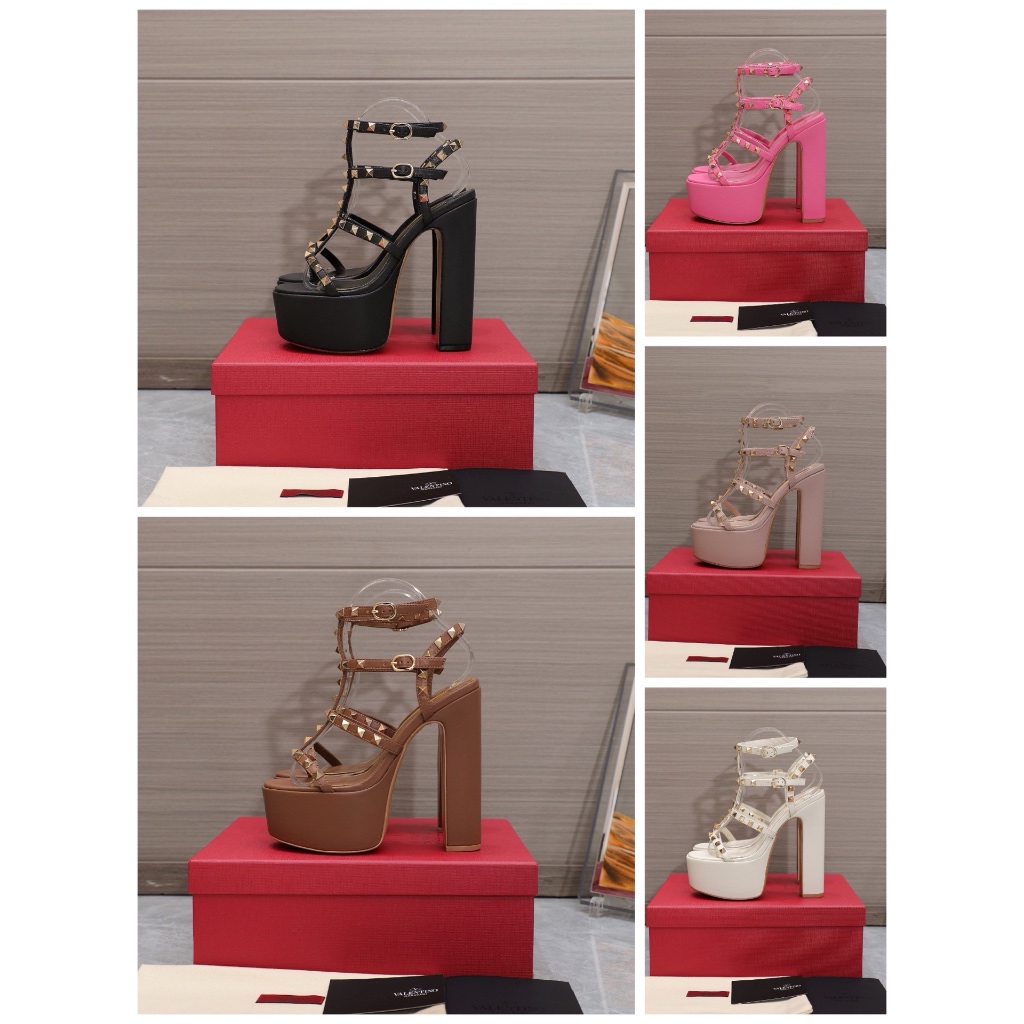 Kasut perempuan VLTN สีดําพร้อมรองเท้าผ้าใบผู้หญิง