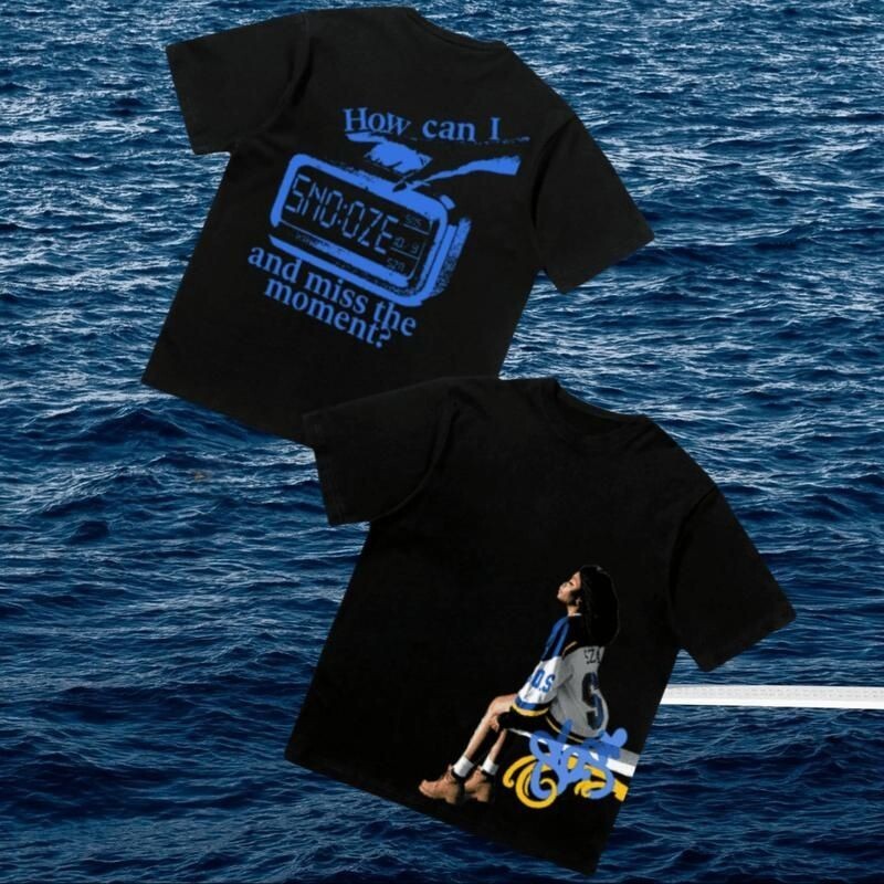 [RAWW CLTR] เสื้อยืด Baju SZA Snooze SOS Cetakan Penuh Depan & Belakang Oversize Unisex Streetwear