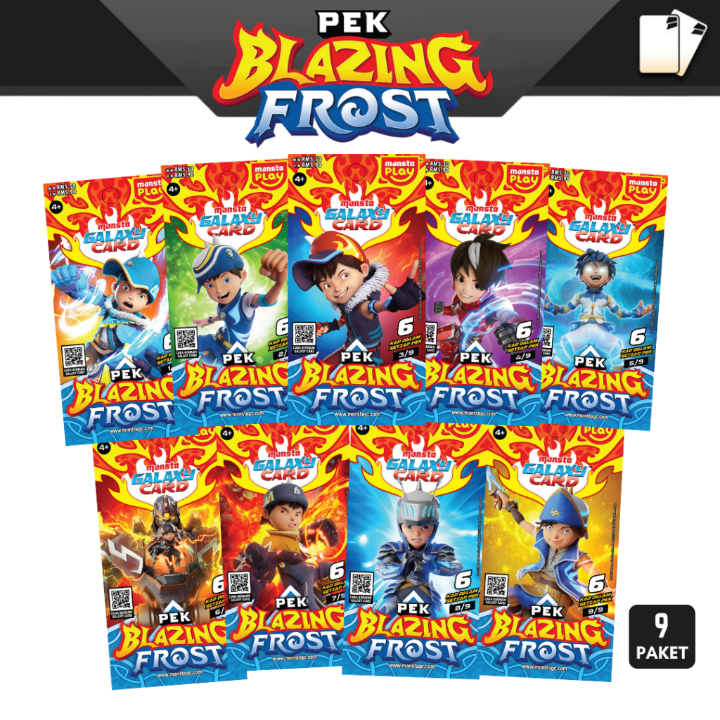 Pek Blazing Frost - MONSTA Galaxy Card Set (54 KAD) การ์ดเกม