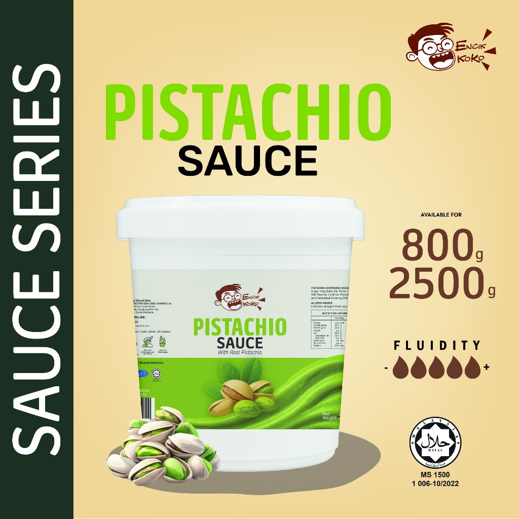 [SAUCE] PISTACHIO SAUCE CHOCOLATE / ท็อปปิง
