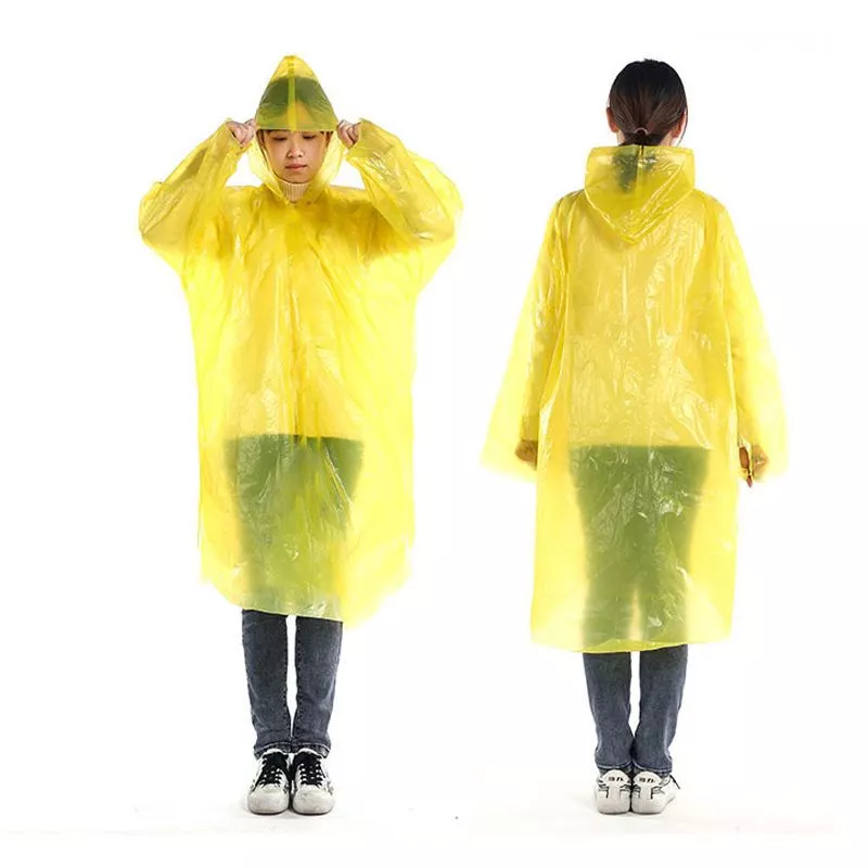 เสื้อกันฝนแบบใช้แล้วทิ้ง แบบพกพา thumbnail 3