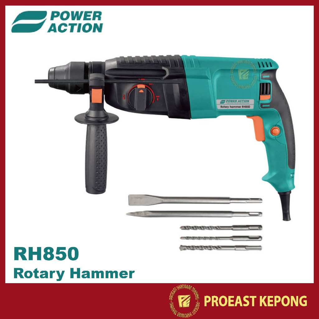 Power Action 850W [ RH850 ] ค้อนโรตารี