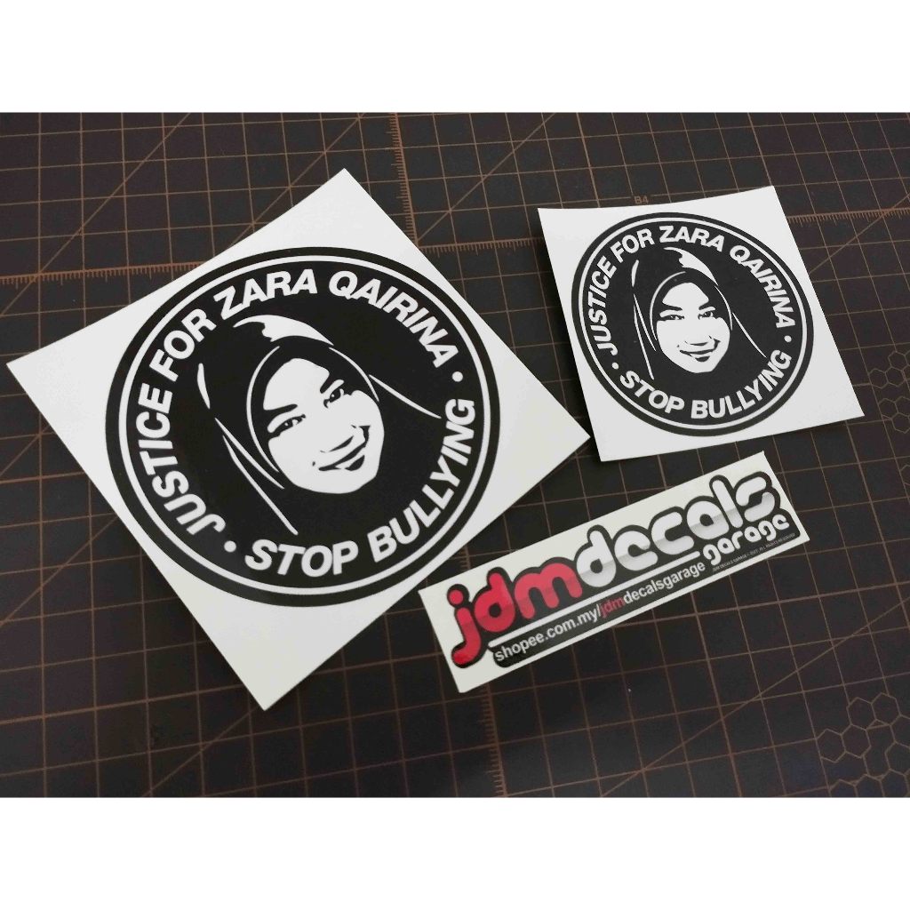 Justice For Zara Qairina Print & Cut Sticker