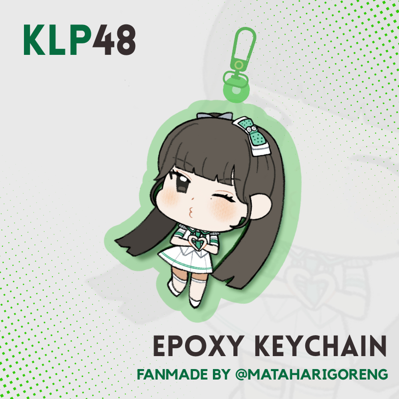 KLP48 พวงกุญแจอีพ็อกซี่สี Fanmade