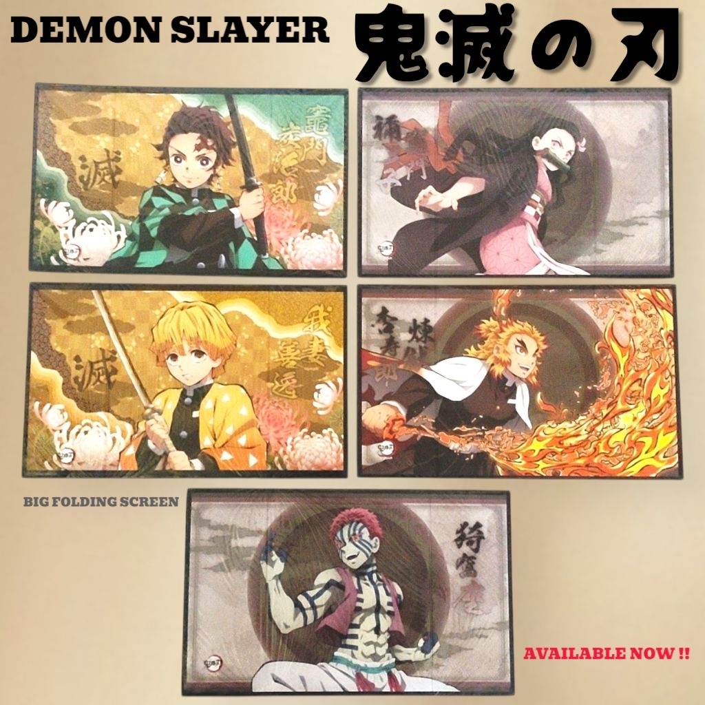 DEMON SLAYER/Killの : BIG FOLDING SCREEN COLLECTION SEP23 FIELD!! ️-( % official & authentic Japan ed