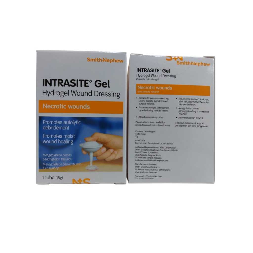 SMITH & NEPHEW INTRASITE GEL HYDROGEL DRESSING 15GM