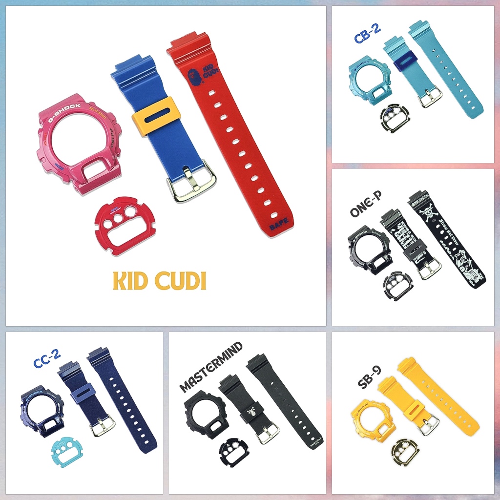 สายรัดแบบกําหนดเอง DW-6900 / KID CUDI / NB3 / CC2 / BNB CUSTOM CRAZY COLOUR