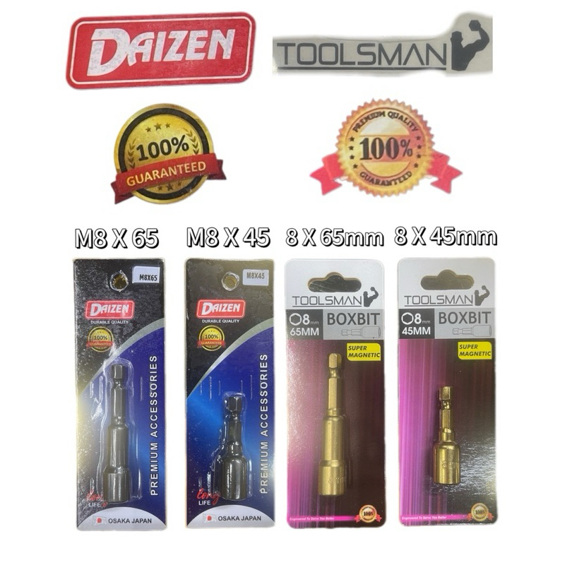 DAIZEN / TOOLS (8mm) M8x65 M8x45 ️