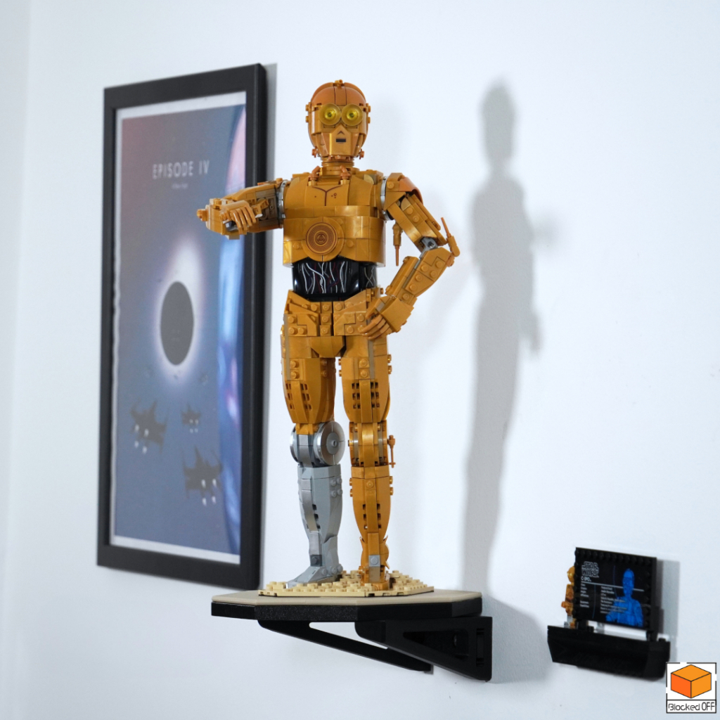 ติดผนังสําหรับ LEGO Star Wars C-3PO (75398)