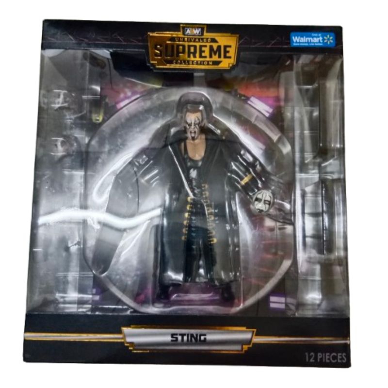 Jazwares AEW Supreme Collection Sting Wrestling Action Figure
