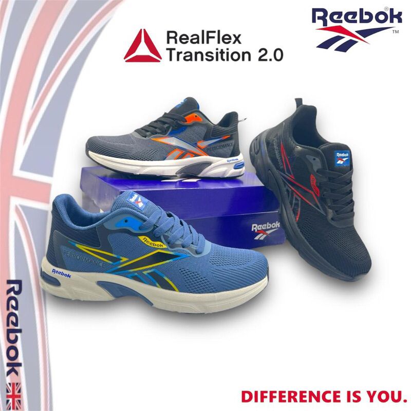 ผู้ชายวิ่ง Reebok Floatride Energy Outdoor Adventure Sport รองเท้าผ้าใบรองเท้า Kasut Reebok Sukangul Pasaran