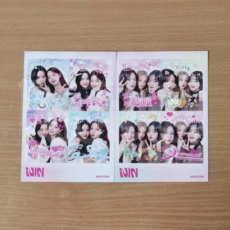 (G)I-DLE 2nd Full Album Makestar 3.0 Unit Sticker Poca