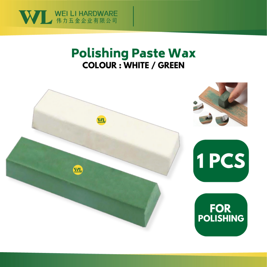 Polishing Paste Wax Blue/ Green For Steel / White Wax / Batu Polish/ WAX Hijau & Putih/ .