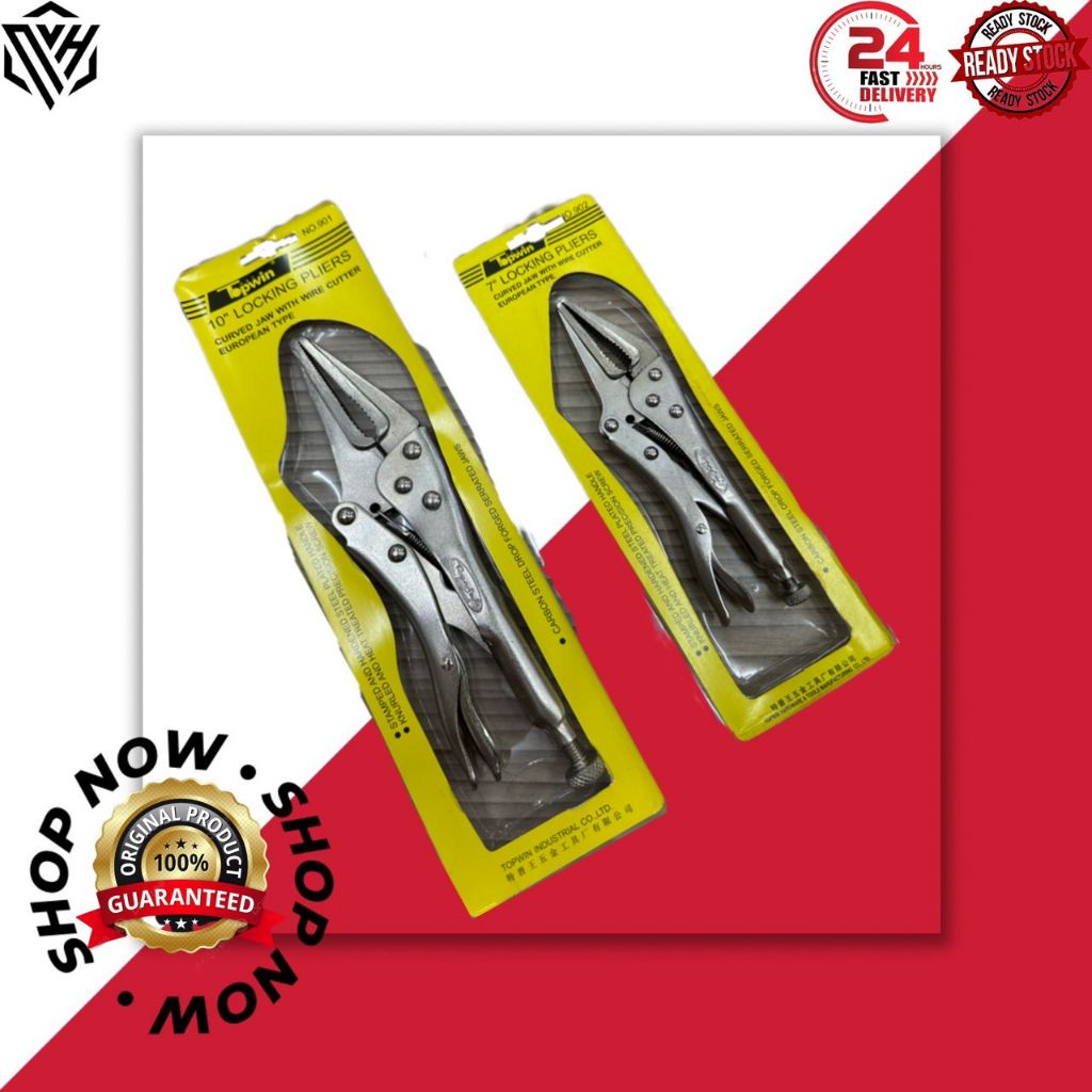 Topwin LONG NOSE LOCKING PLIER PLAYAR PENGUNCI 锁钳 7 / 10