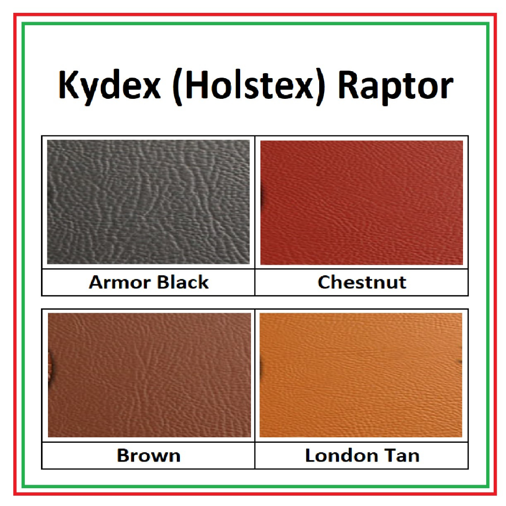 เนื้อแผ่น Kydex Holstex Raptor
