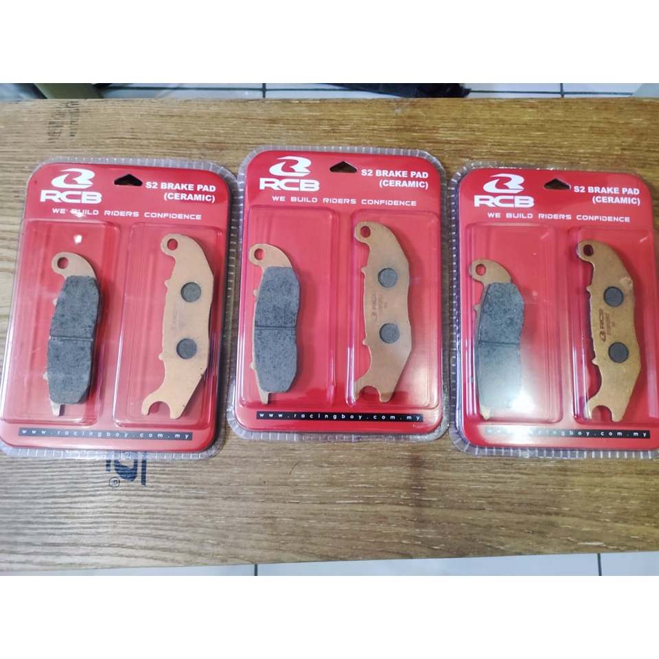 RCB S2 Caliper หรือ S3 Caliper CERAMIC DISC PAD RCB RACING BOY
