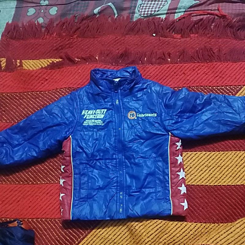 LIGHT JACKET KID UNION 76 PIT 13 LENGTH 15 INCHES CHILDRENS KAYA JANGOK JUGOP 😆😆