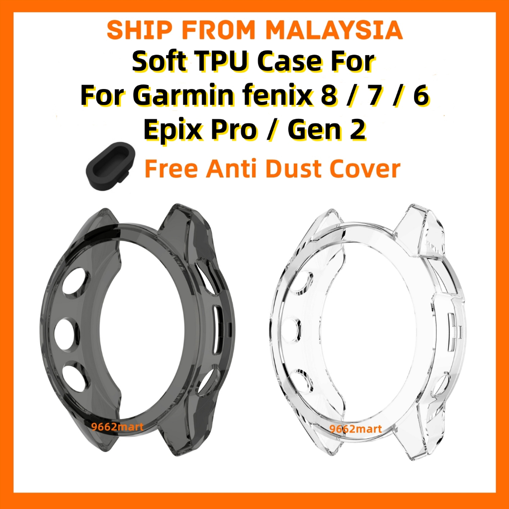 Garmin fenix 8 7S 7 7X Pro fenix E 6S 6X Pro Epix Gen 2 Pro 51 มม.47 มม.42 มม.ปลอก Bezel ป้องกันหน้า