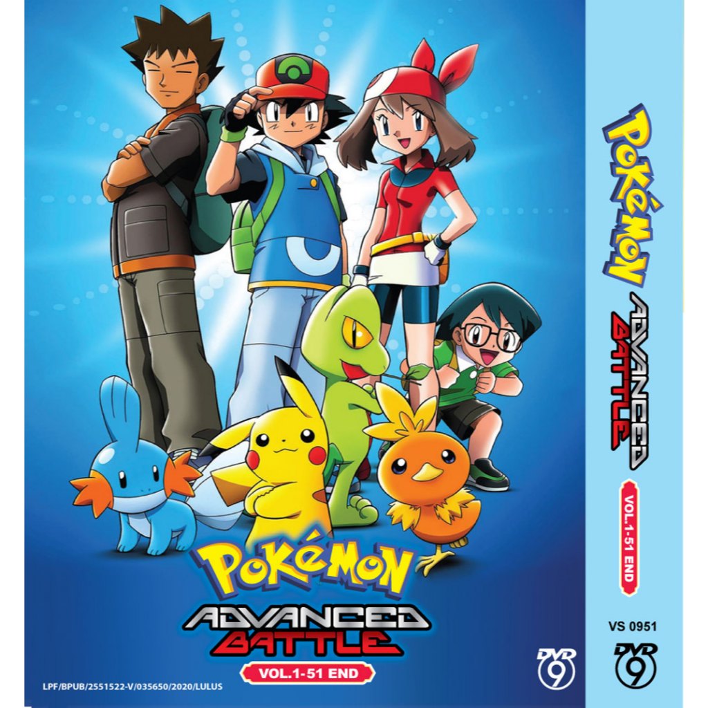 Dvd Anime Pokemon Advanced Generation : Advanced Battle Vol.1-51 End