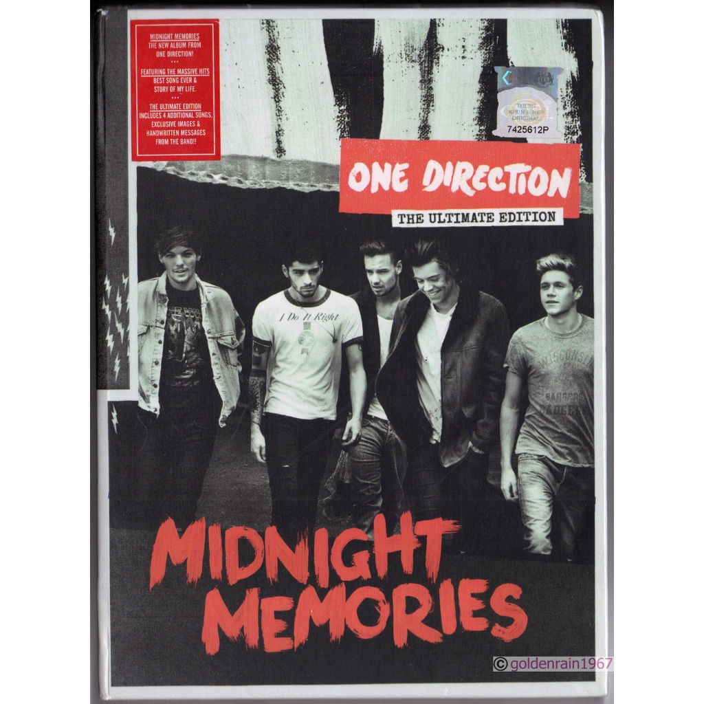 ONE DIRECTION (1D) - The Ultimate Edition 2013 SONY MUSIC DIGIFILE BOOKET CD