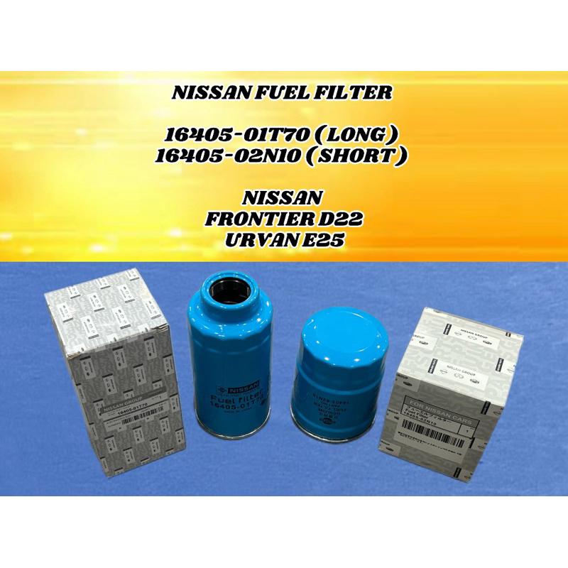 100%ori-nissan Fuel Filter - Nissan Frontier D22 / Urvan E25 - 16405-02N10 16405-01T70.