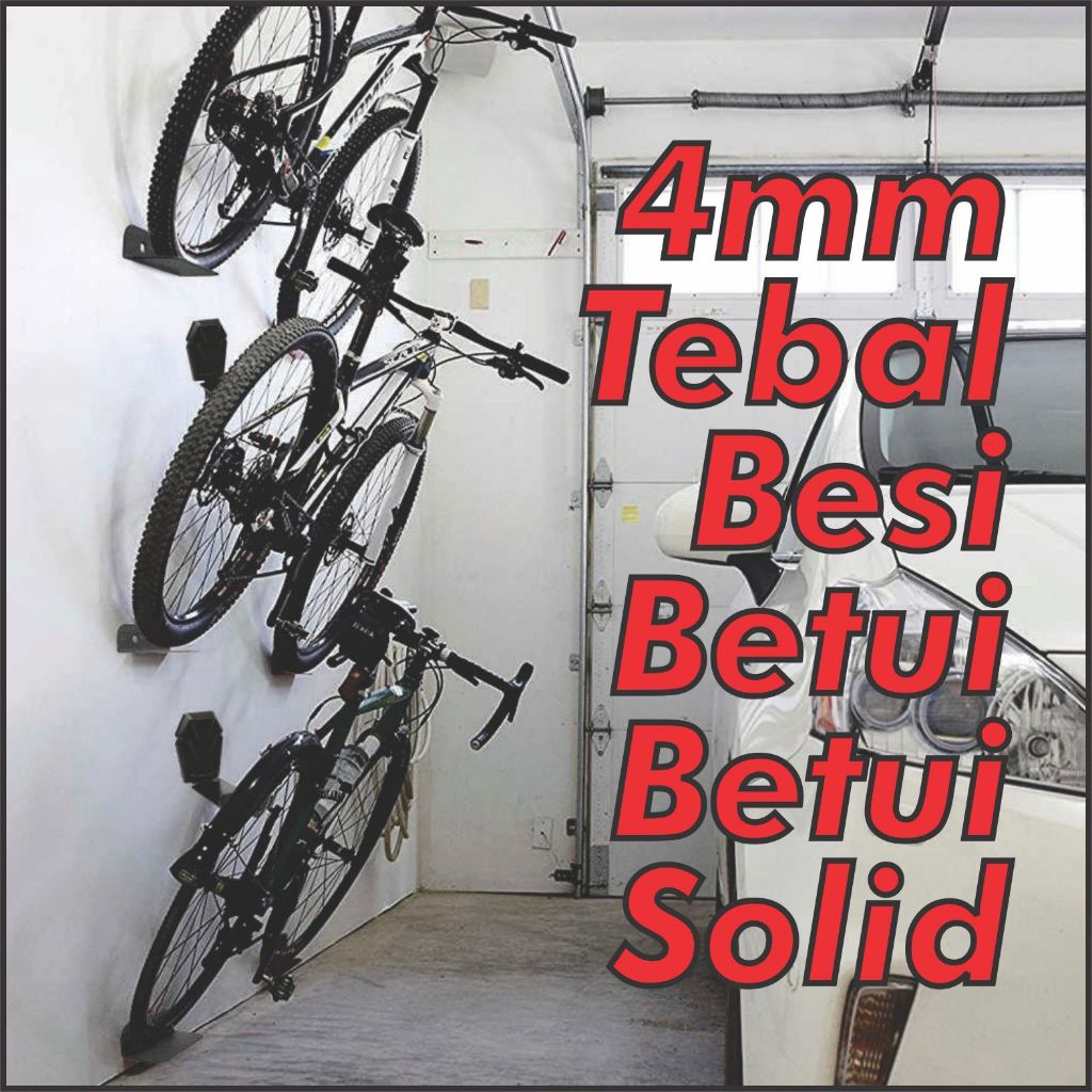 IKIA Rack แขวนจักรยานแขวน Gantung Basikal Wall Mount MTB RB แขวนจักรยาน Hook Bike Wall