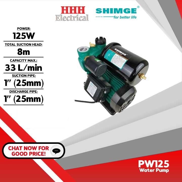ปั๊มบูสเตอร์พื้นผิว SHIMGE,AUTOMATIC STOP & RUN PW370F/ PW370Z/ PW250Z/ PW250F/ PW125Z/ PW125
