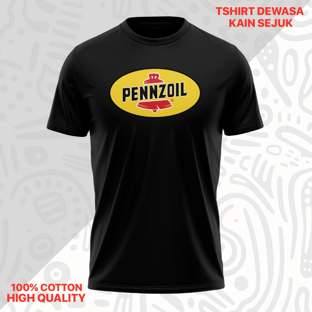 เสื้อยืด Pennzoil Cotton ( เสื้อยืดแบรนด์น้ํามัน )