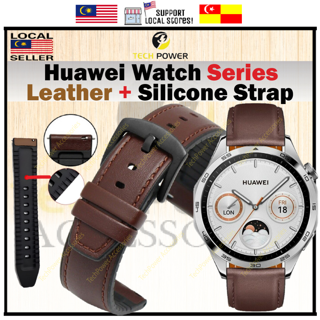 Huawei Watch GT6 GT5 46mm/ GT 4 46mm/ GT 3 GT2 46mm/ GT 2e /GT2 Pro/ Huawei Watch 3 / 3 pro - สายหนั