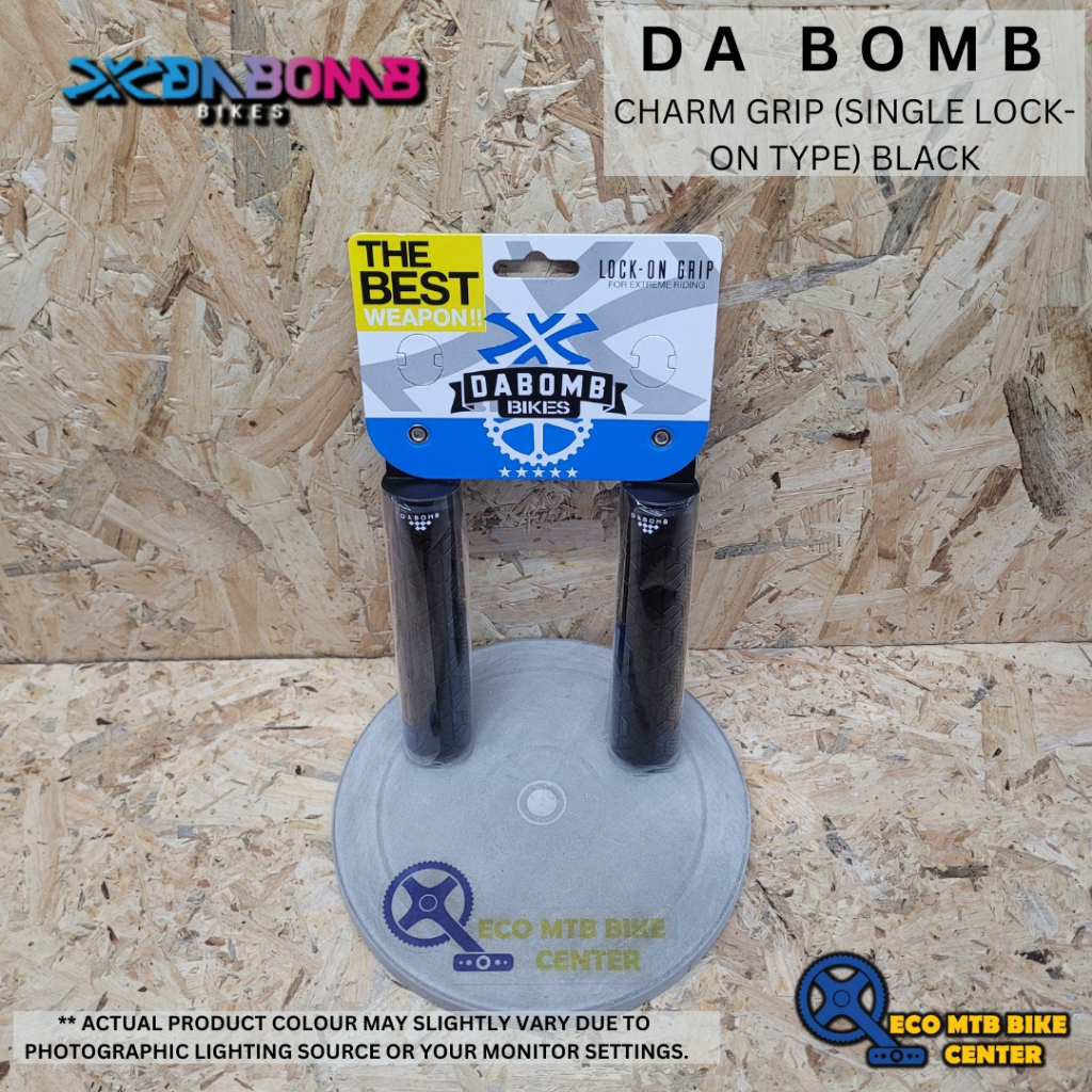 DA BOMB CHARM GRIP (SINGLE LOCK-ON TYPE) สีดํา