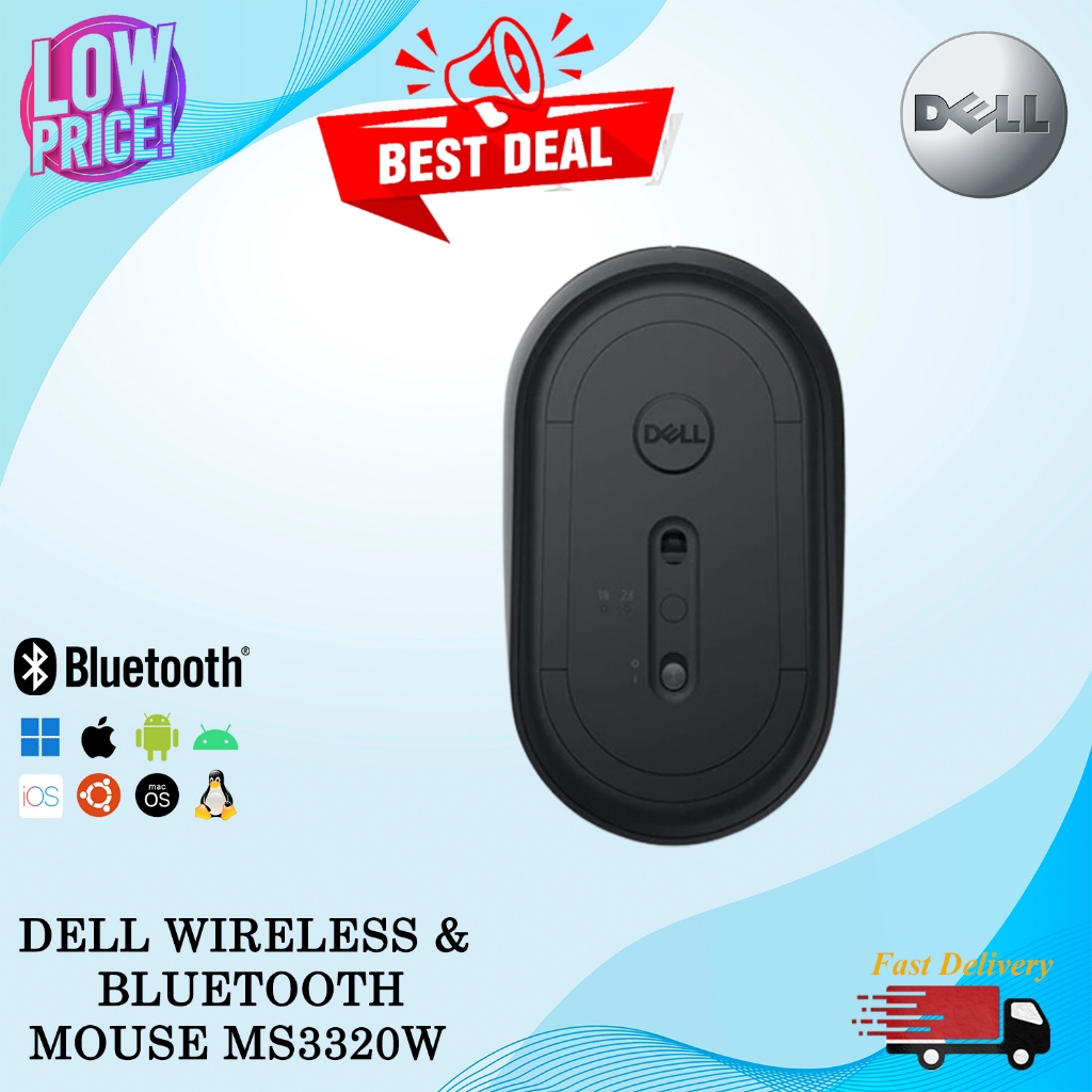 DELL Wireless & Bluetooth Mouse MS3320W