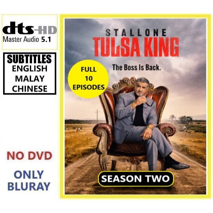 T2D105 Tulsa King ซีซั่น 2 (2024) [10 EPISODES] (2 แผ่น) ละครอาชญากรรม