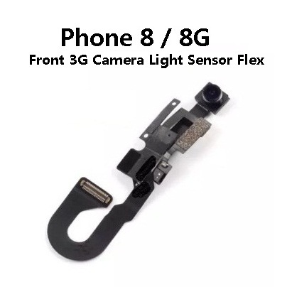ด้านหน้า 3G กล้อง Earpiece ลําโพง Proximity Sensor Mic Connector Flex สายริบบิ้นสําหรับโทรศัพท์ 8 / 