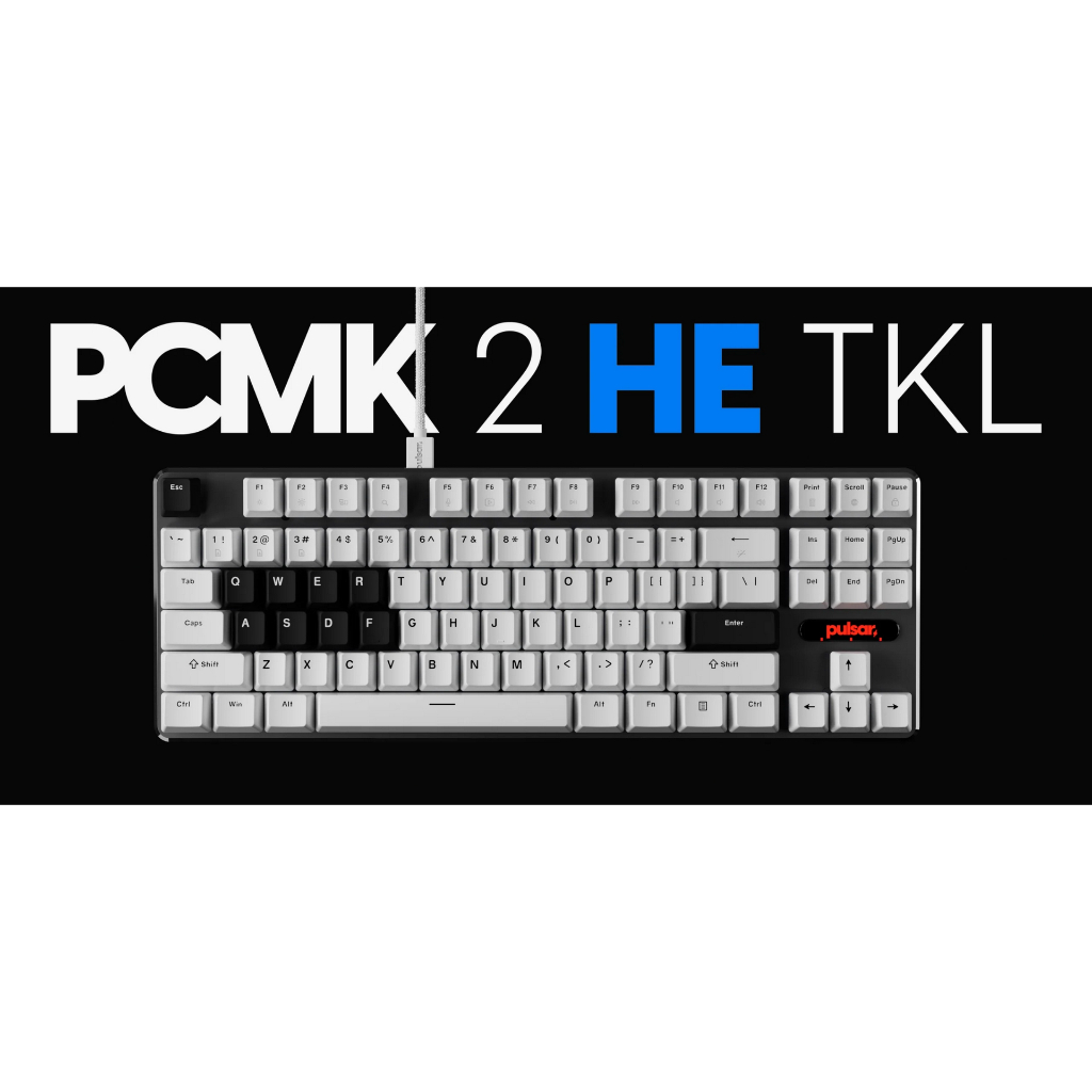 Pulsar [ANSI] PCMK 2 HE TKL Hall Effect Magnetic Gaming Keyboard - Gateron X Pulsar Magnetic