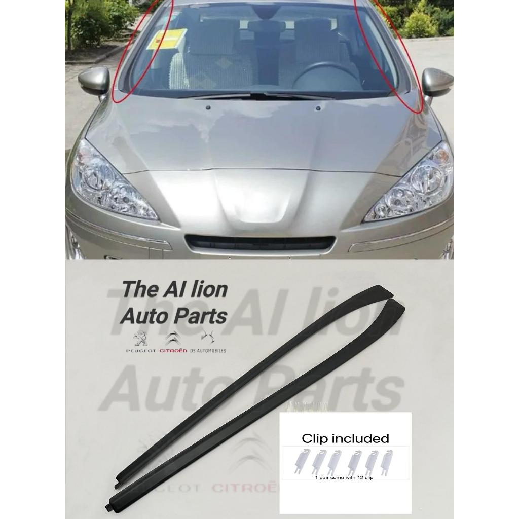 ยางตัดด้านข้างกระจก + คลิป (8120AK/8120AJ) สําหรับ Peugeot 308 1.6t 308vti 408 1.6t 408 2.0