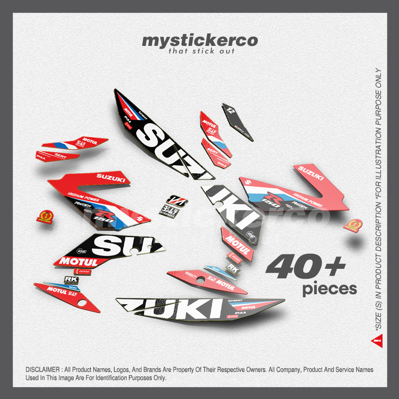สติ๊กเกอร์ : Suzuki Raider R150 Fi SERT EWC2021/24 Set
