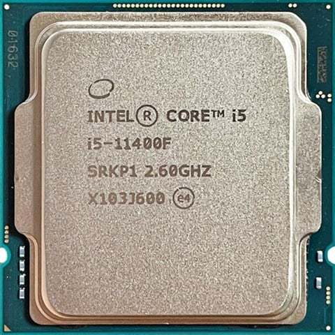 โปรเซสเซอร์ Intel Core i5 11400F LGA1200 i5-11400F (มือสอง)