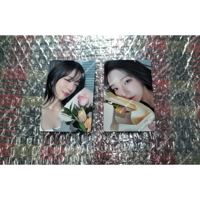 Ais_9 Chaeyoung + ชุดสมาชิก Jiheon 2024 การ์ดรูปถ่าย