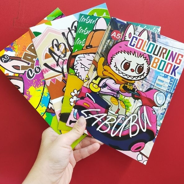 หนังสือ Labubu Colouring Size A5 : 146mm x 108mm/16ages