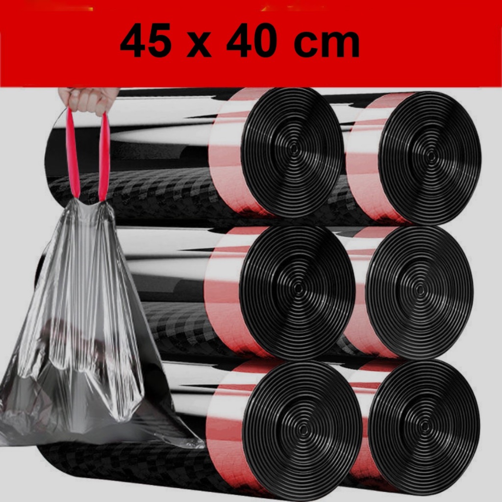 45 ซม.x 40 ซม. 50 ชิ้นถุงขยะ Drawstring ถุงขยะ ถุงขยะ ถุงขยะ CC