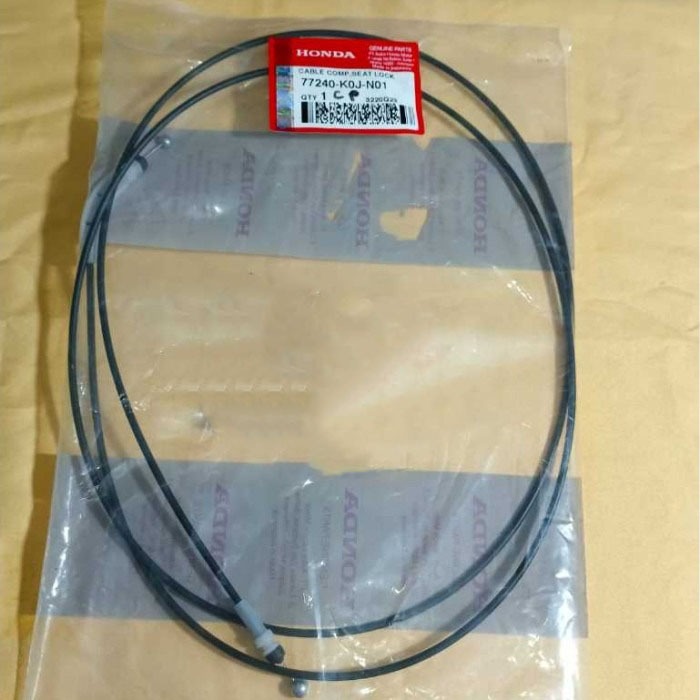 HONDA BEAT FI V2 สายล็อคที่นั่ง 0 77240-K0J-N01 TALI KUNCI KUSEN KUSION CUSION BEAT110 V4 ใหม่ 2020