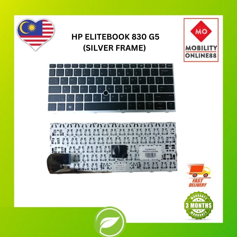 HP ELITEBOOK 830 G5 W/TRACKPOINT (กรอบเงิน)