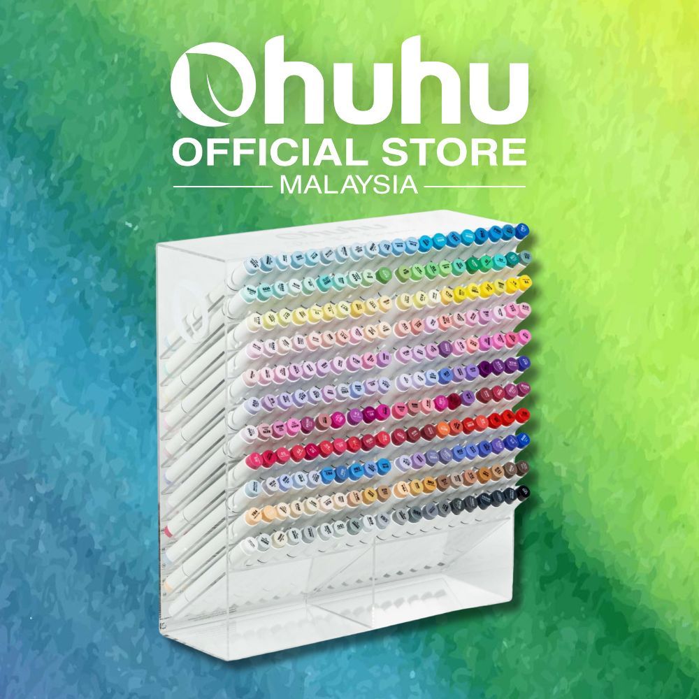 Ohu Professional ขนาดใหญ่อะคริลิคแนวตั้ง Marker Organizer (NO MARKER INCLUDED)