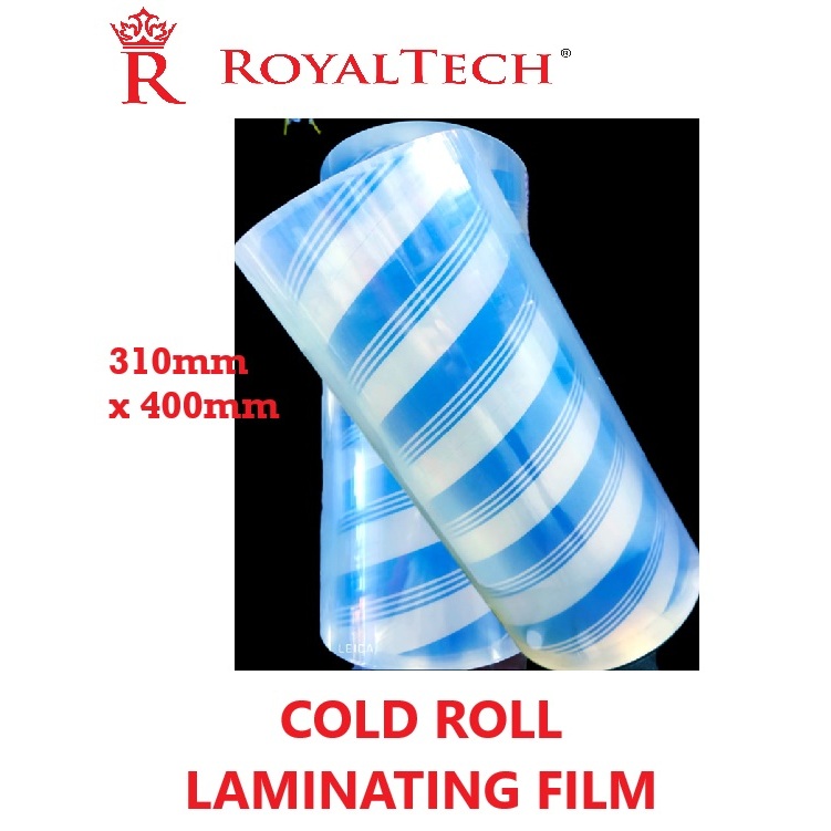 ROYALTECH COLD ROLL ลามิเนตฟิล์ม 310MM X 400M X 30U
