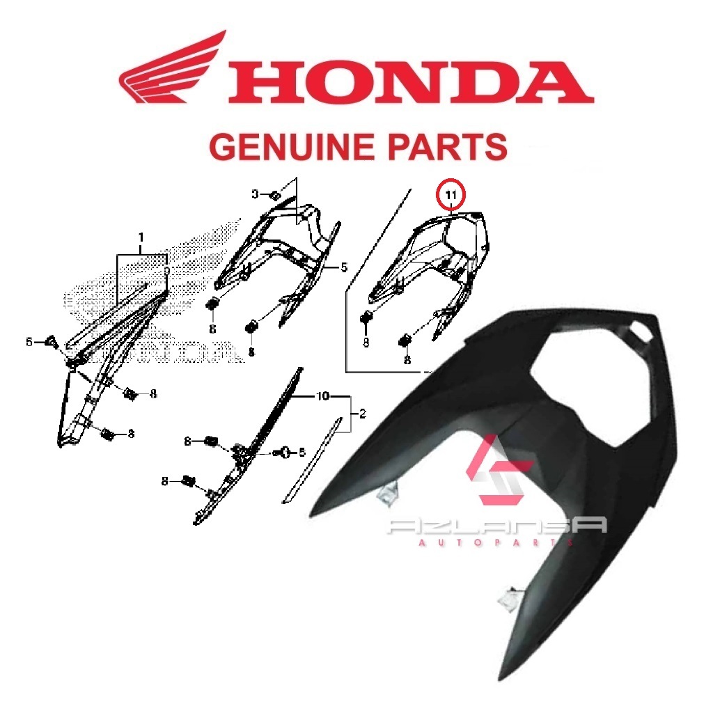 ไฟท้าย ( 83520-K56-M90 ) RS150R V2 V3 💯 ฮอนด้า