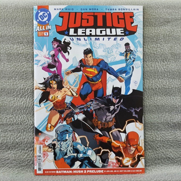Justice League Unlimited 1 (2024 DC Comics) Mark Waid, Dan Mora (FIRST Issue) Key Issue: 1st App