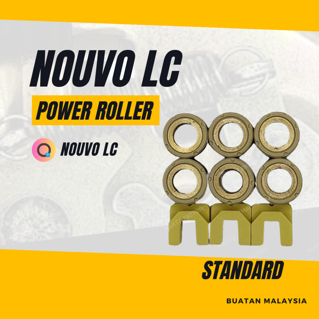PULLEY ROLLER YAMAHA NOUVO LC - NOUVOLC NOUVO-LC TIMING ROLLER CLUTCH ROLLER AUTO CLUTCH PULLEY ROLL